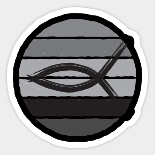 Ichthys Fish Christianity Sticker